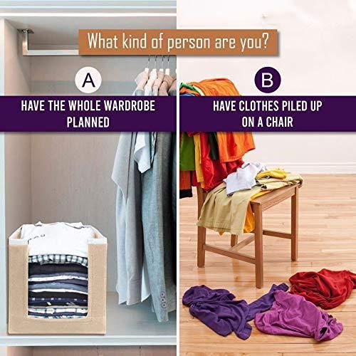 Closet Organizer-Foldable Shirts and Clothing Organizer Stackers(Pack of 3)